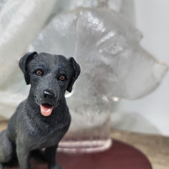 The Bradford Exchange Labs Dogs 2002 Faithful Friend Black Lab - Picture 4 of 8